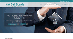 Desktop Screenshot of katbailbonds.com